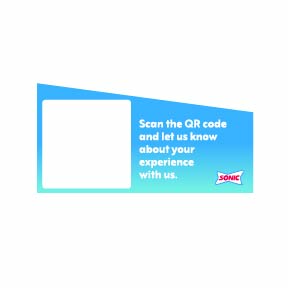 Sonic VOC Blue Tray Sticker